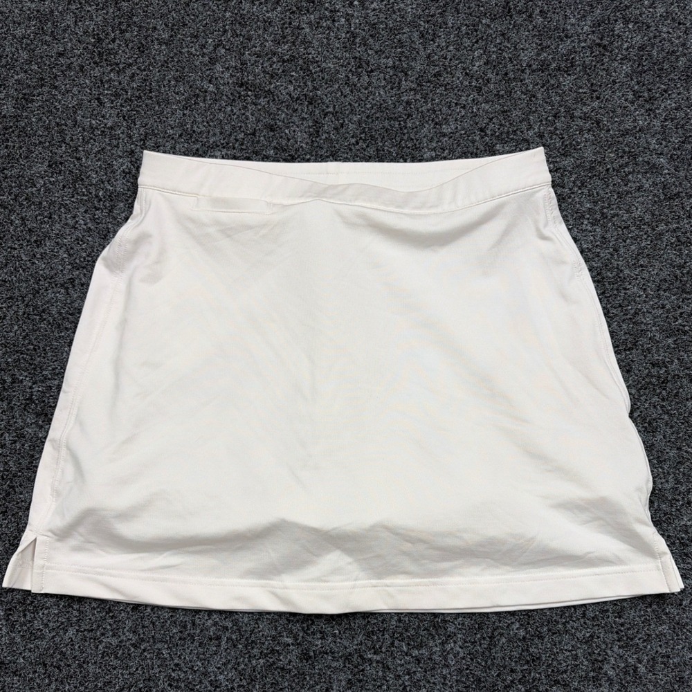 Adidas Golf Skort Women 4 White ClimaCool Athletic Tennis Skirt Activewear